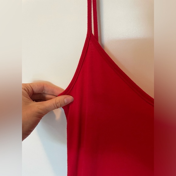 Red cotton dress - Picture 2 of 4